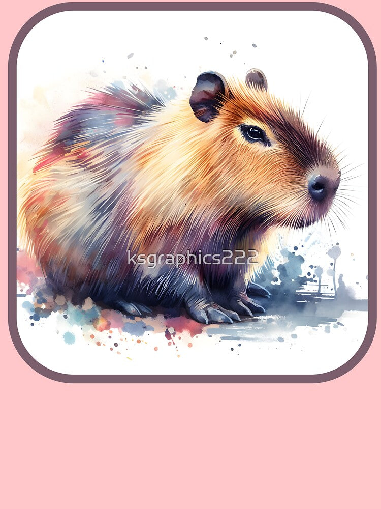 Capybara Art #4 | Capybara Lovers by ksgraphics222