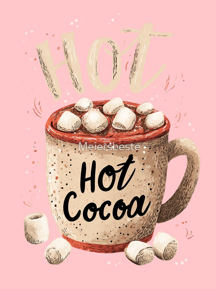 Hot Cocoa – Cozy winter design with marshmallow mug by Meiersbeste