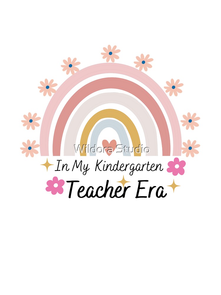In my kindergarten teacher era,  cute retro by Wildora Studio