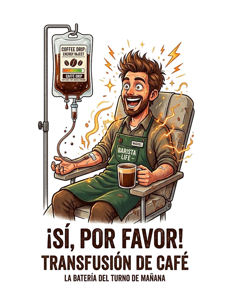Coffee transfusion by Cafetera Moka Italiana