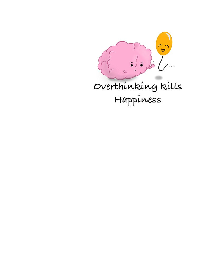 Overthinking kills Happiness by Gollok-Art