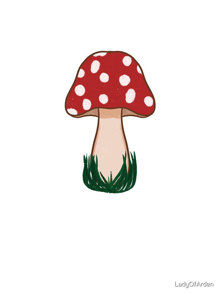 Red Spotted Mushroom by LadyOfArden