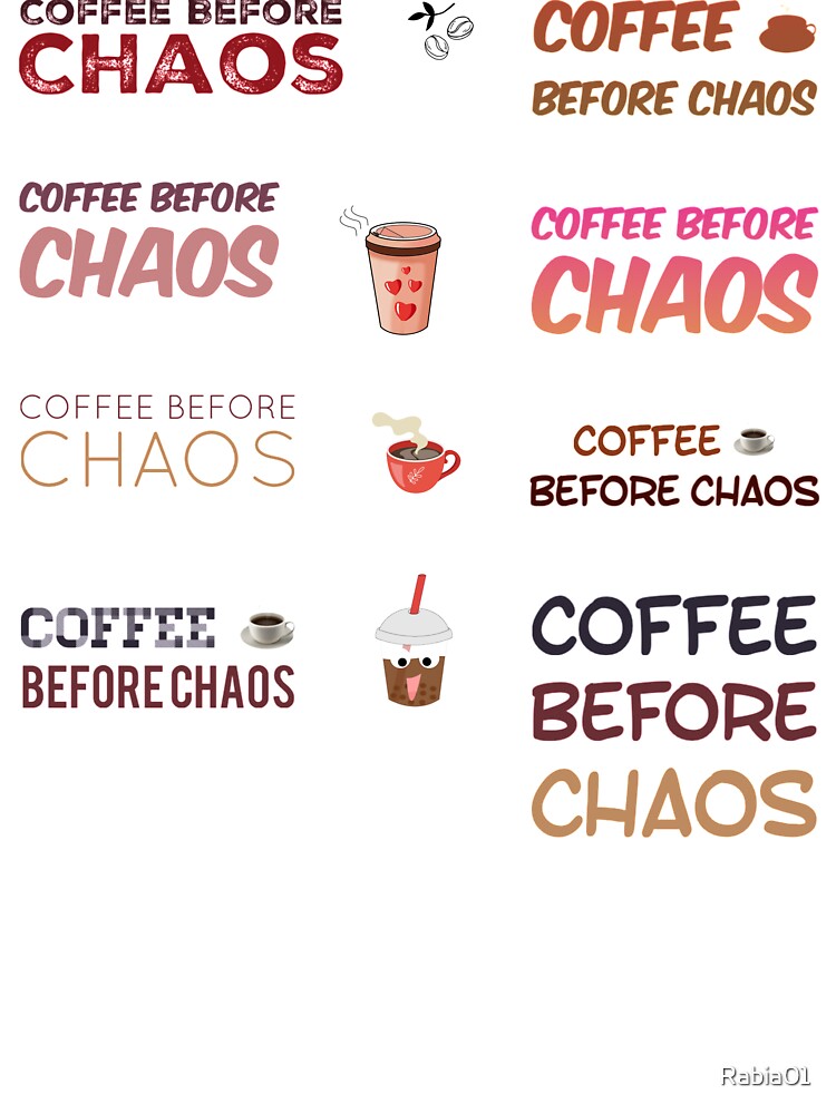 Coffee Before Chaos Pack by Rabia01
