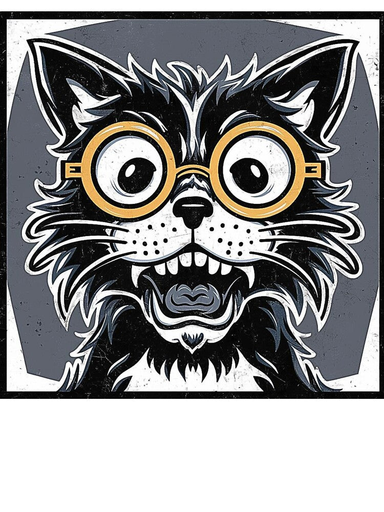scared black cat by BooWearBer