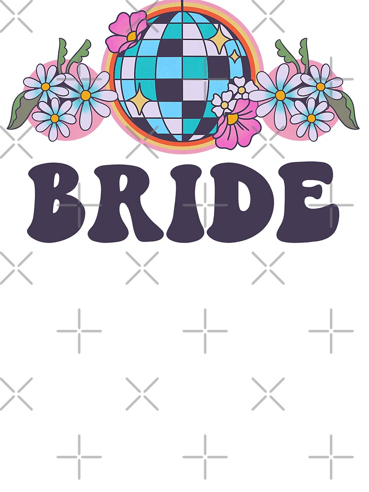 Vibrant Disco Bride Last Disco 70s Retro by Krysanthe