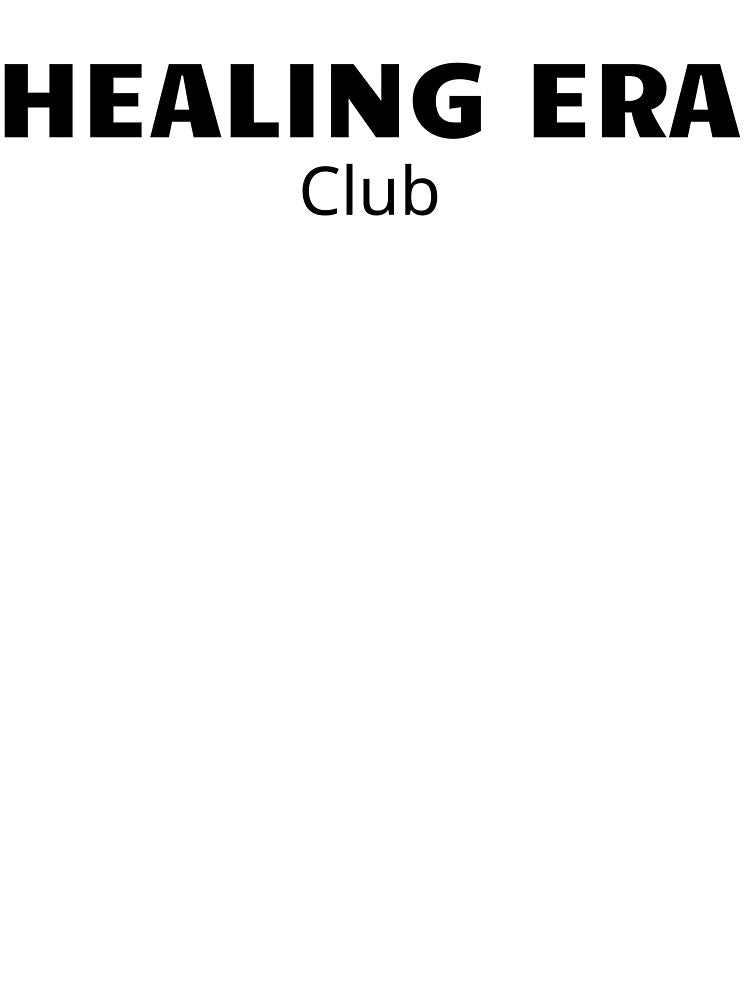 Healing Era Club Minimalist Self Care Aesthetic T-Shirt by CalmMandala