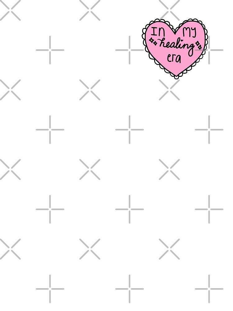 In my healing era pink heart graphic by pasteldreams26