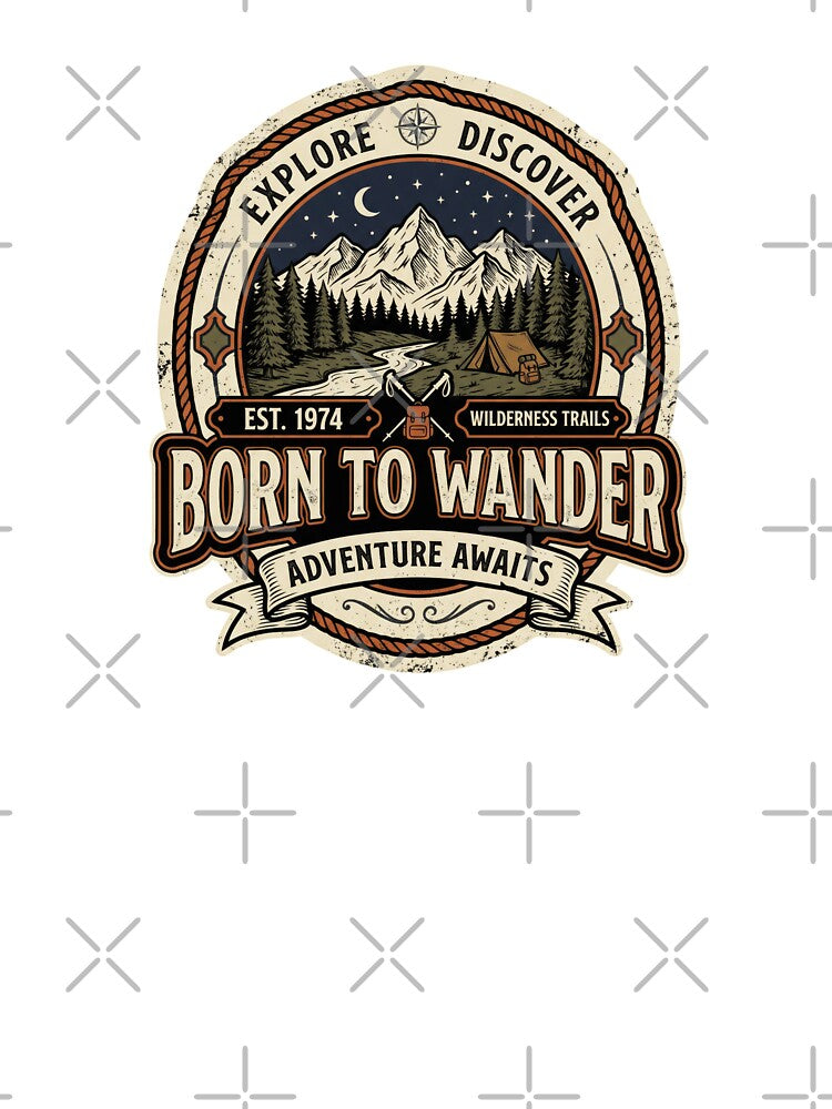 Born to Wander - Adventure Awaits by RetroTrailCo