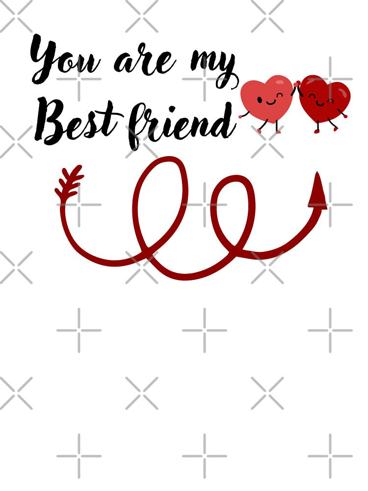 You Are My Best Friend – Cute Friendship Quote Aesthetic Design for Besties, BFF Gift & Positive Vibes by Art IN Pack