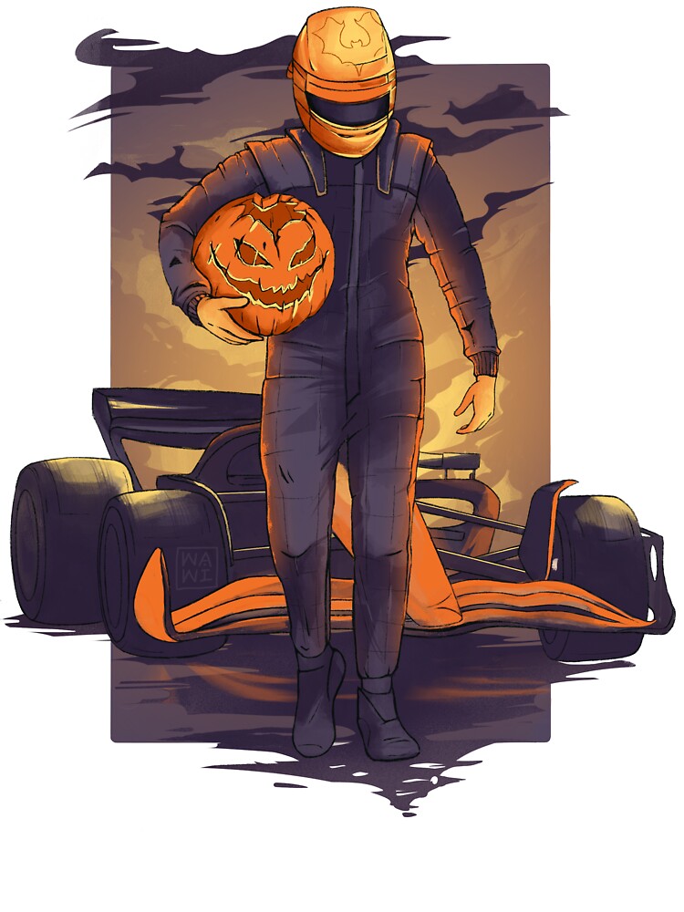 Halloween F1 driver by Wawi-draws