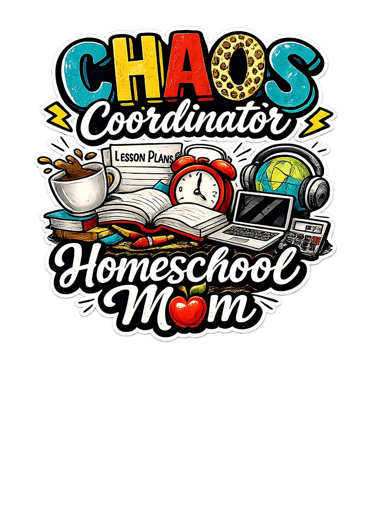 Homeschool Mom Chaos Coordinator – Funny Homeschooling Mama by Xnuery