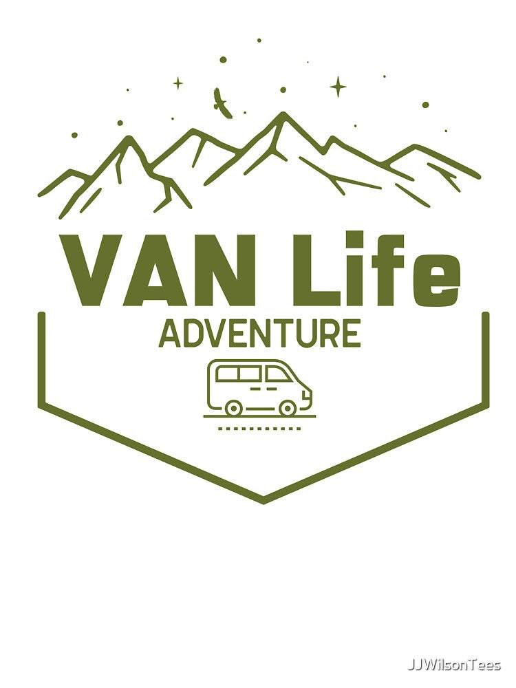 Van Life - Van Life Mountain Adventure by JJWilsonTees