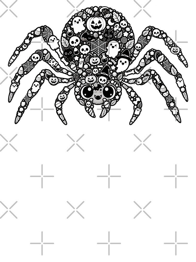 HALLOWEEN DOODLE COLLECTION - SPIDER by WheelieGdArt