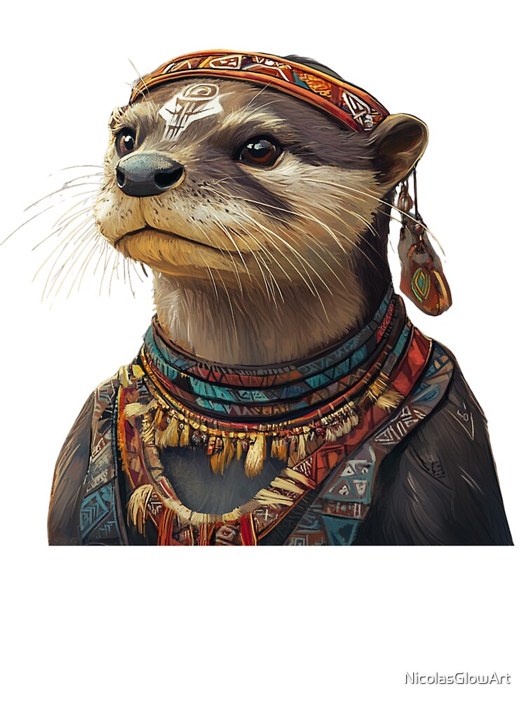 Indian Otter by NicolasGlowArt
