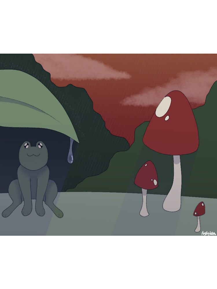 Frog and shroom by Pixel-Canvas