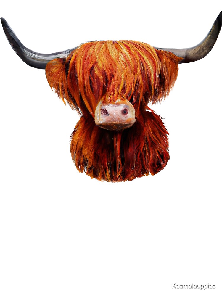 Hairy Scottish Highland Cow by Kaamalauppias