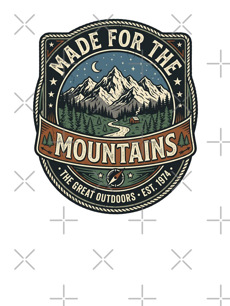 Made For The Mountains - The Great Outdoors by RetroTrailCo