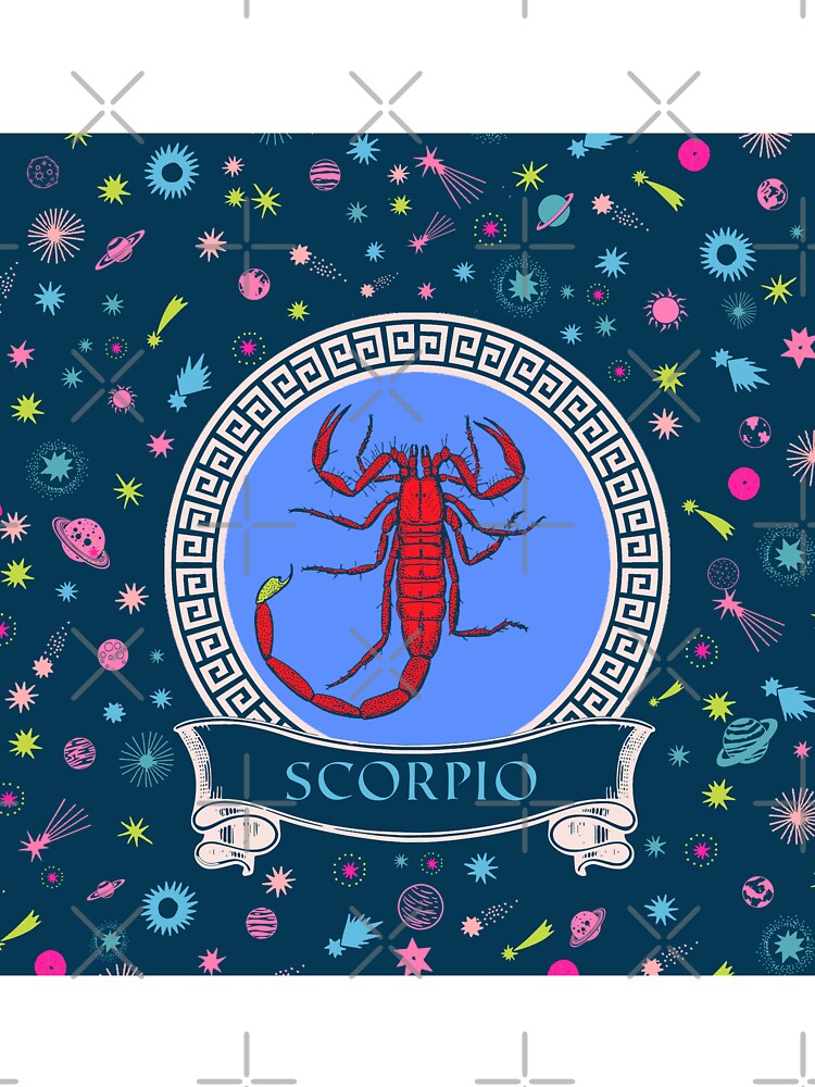 Scorpio Star Sign Celestial Art by PrintyBazaar