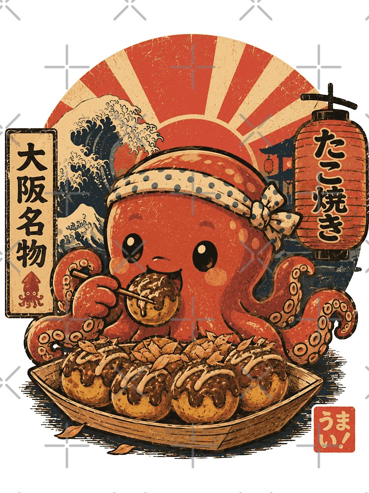 Cute Takoyaki Octopus by Alpacatata