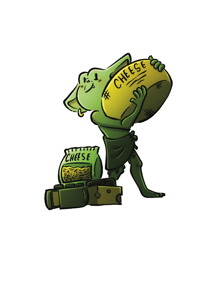 Silly Little Cheese Goblin by Maileigh Holdstock