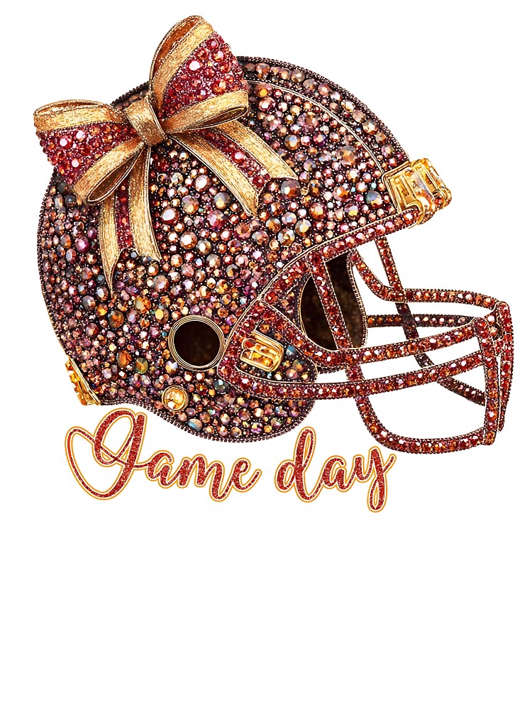 Retro Rhinestones Football Helmet by Gormgunnarsson