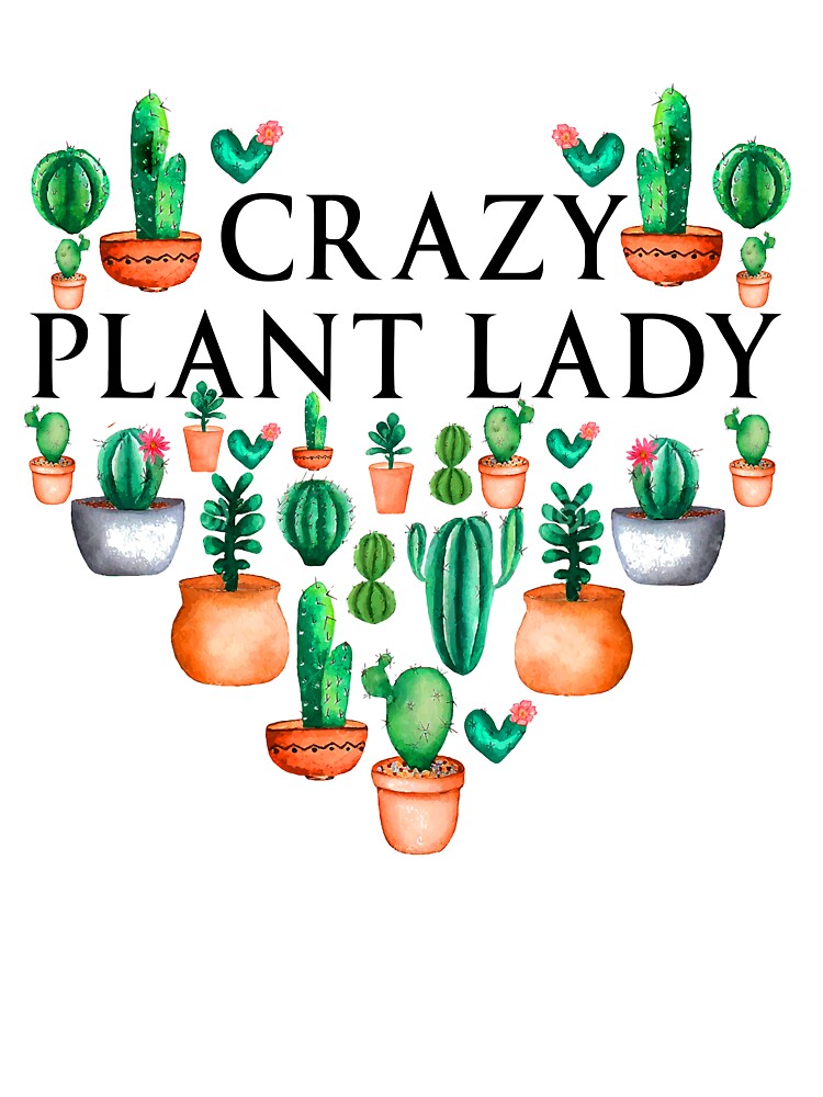 Funny Gardening Shirt - Crazy Plant Lady by SunsetGloww