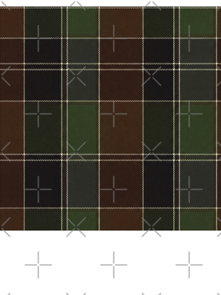 Dark Academia Plaid Pattern - Moody Academia Aesthetic by StickyGuys