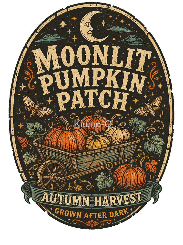Hagrid', s Pumpkin Patch ®, Vintage Halloween, Pumpkin Patch, Wizard Fall, Spooky Season Gift by Kiwno-Q