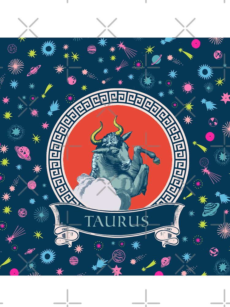 Taurus Star Sign Celestial Art by PrintyBazaar