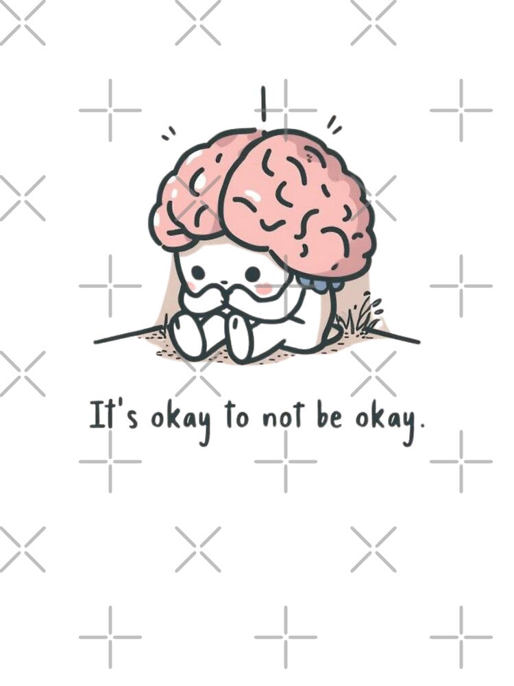 Cute Anxious Brain Mental Health Awareness Support Gift Shirt by QuikFun