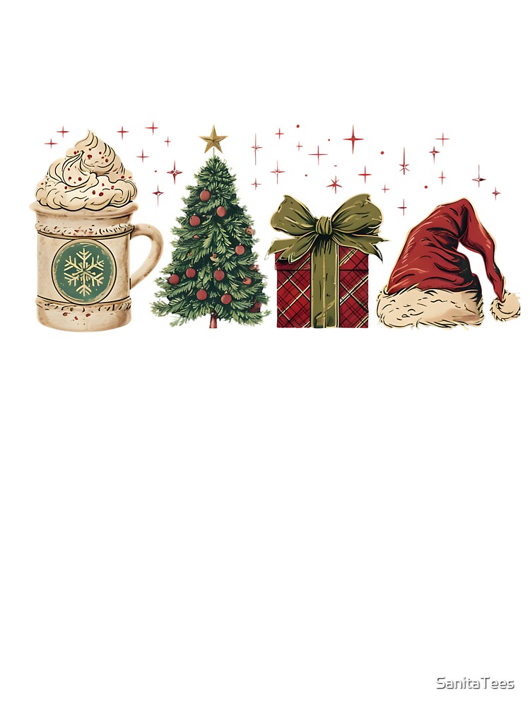 Christmas retro style by Ink & Fabric
