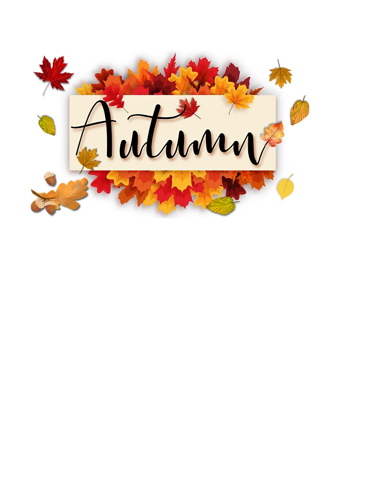Autumn – Cozy Fall Design with Colorful Leaves by Impressia_by Klaudia