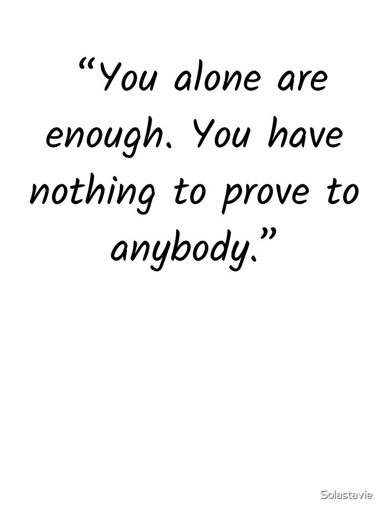 YOu alone are enough by Solastavie