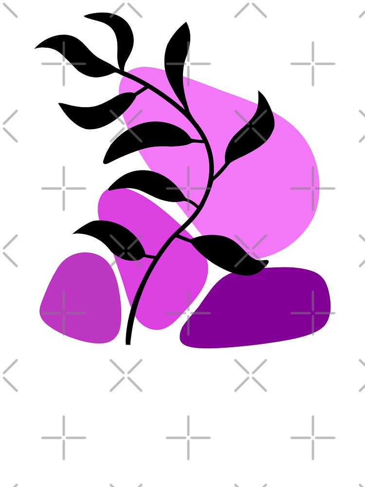 Whimsical Purple Boho Design by Sartoris Art