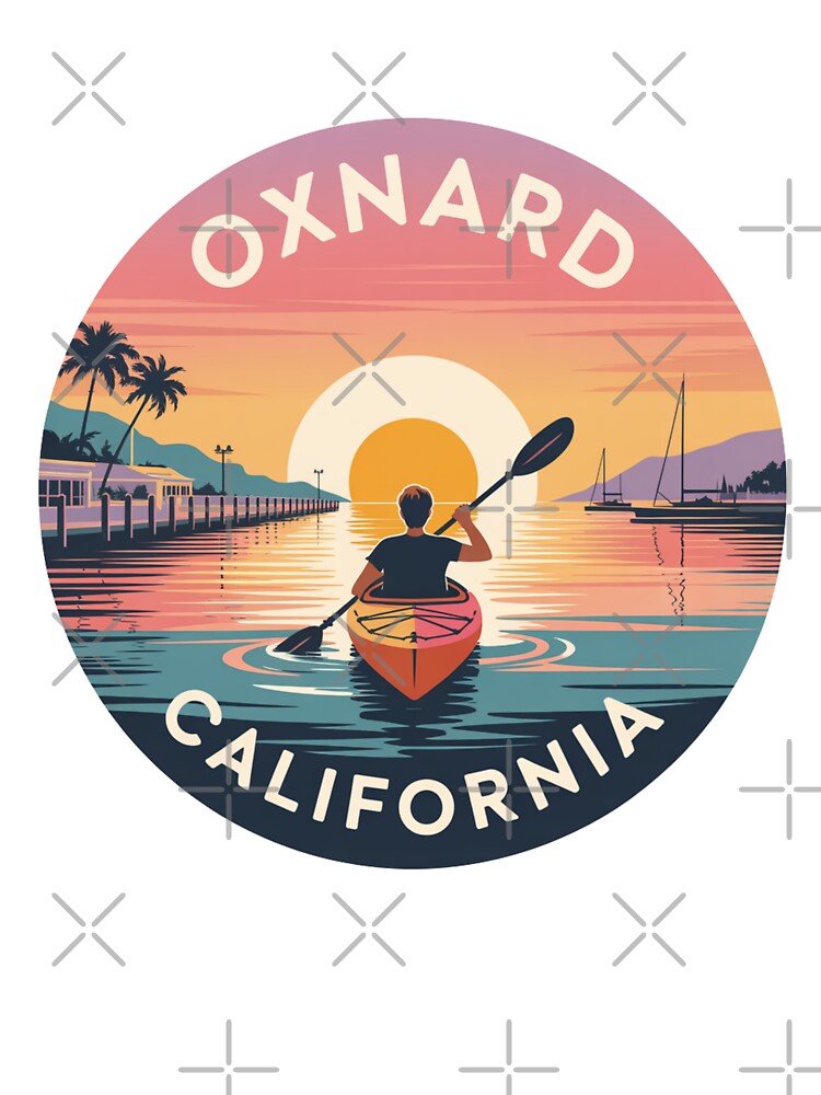 Oxnard California: Kayak Sunset by CircinusStore