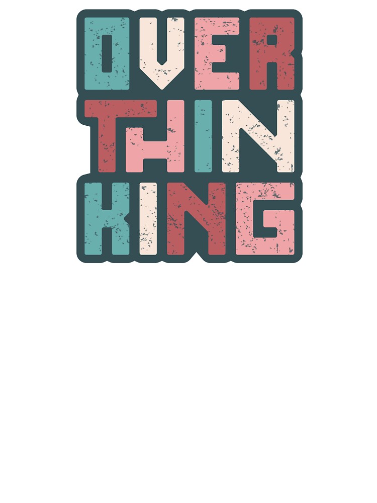 Overthinking by FLATVAC STICKER