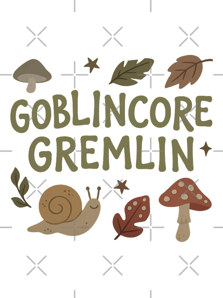 Goblincore Gremlin – Chaotic Nature Aesthetic Tee by ALITOPRINCE