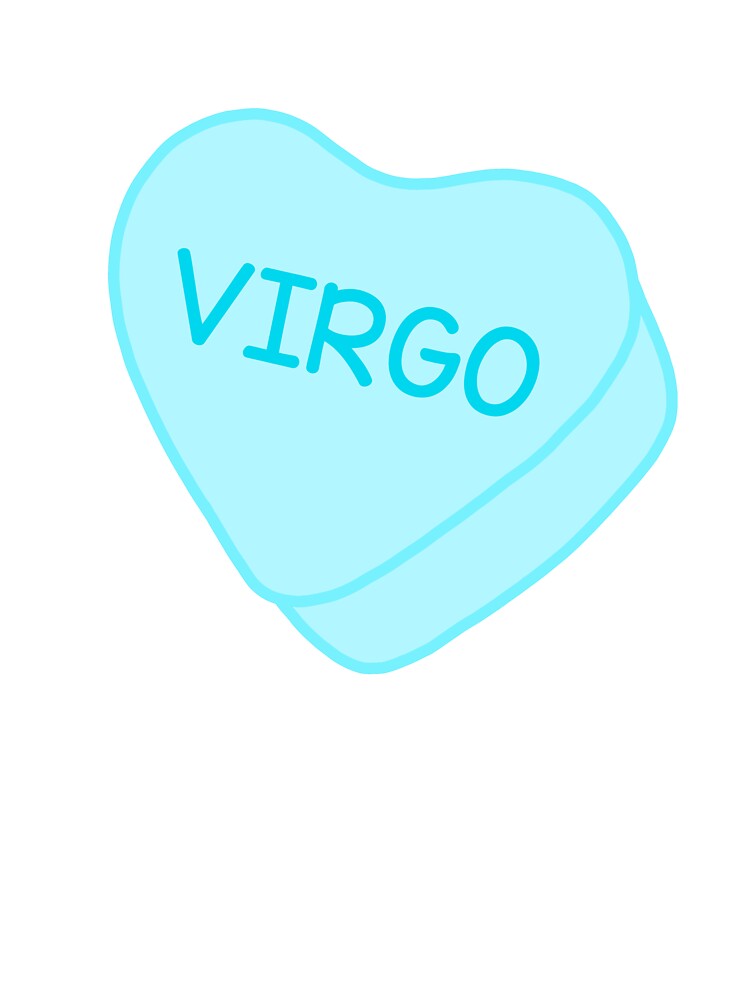 Virgo Blue Candy Heart Sweet Heart Cute by SlimyFish