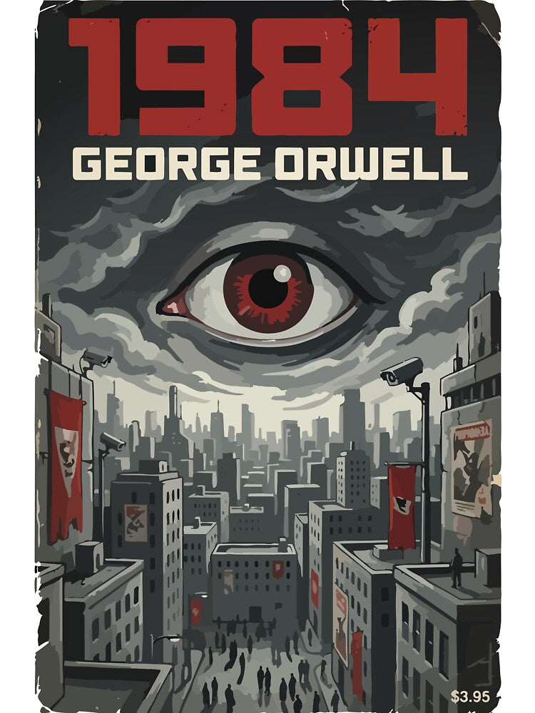 1984 by George Orwell (Vintage Paperback) by tigrootiger