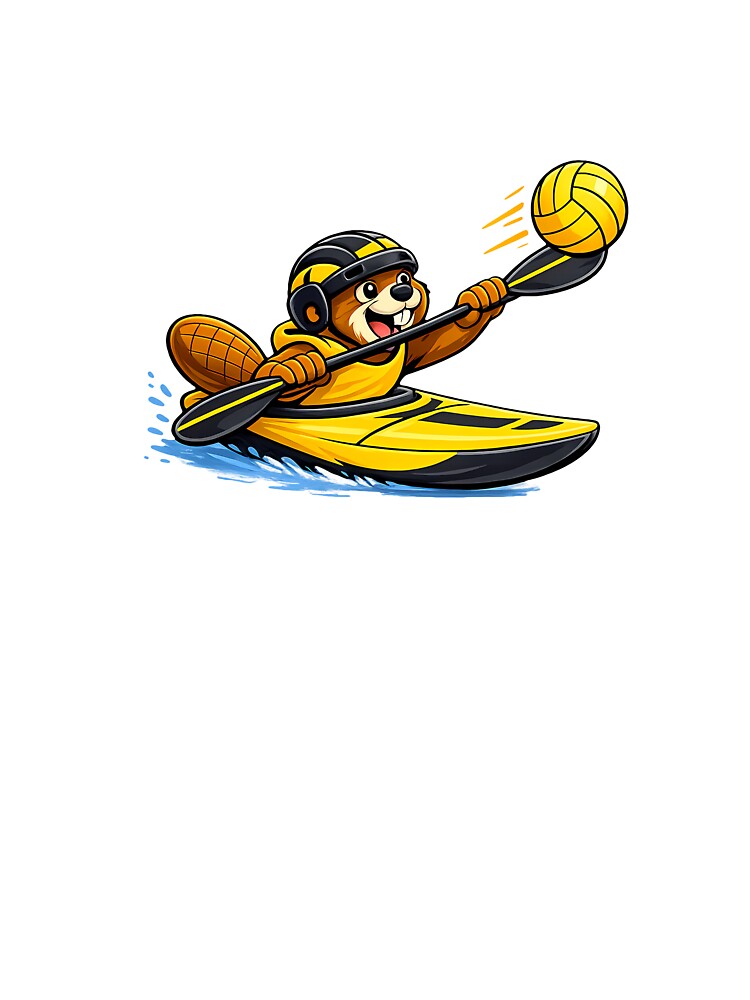 Beaver Canoe Polo Goalie Quick Save by Ombrya