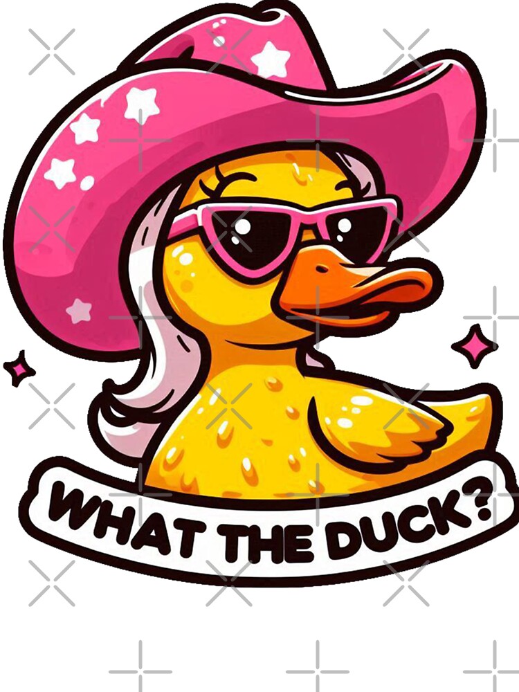 Yellow Duck What The Duck? by vectcd