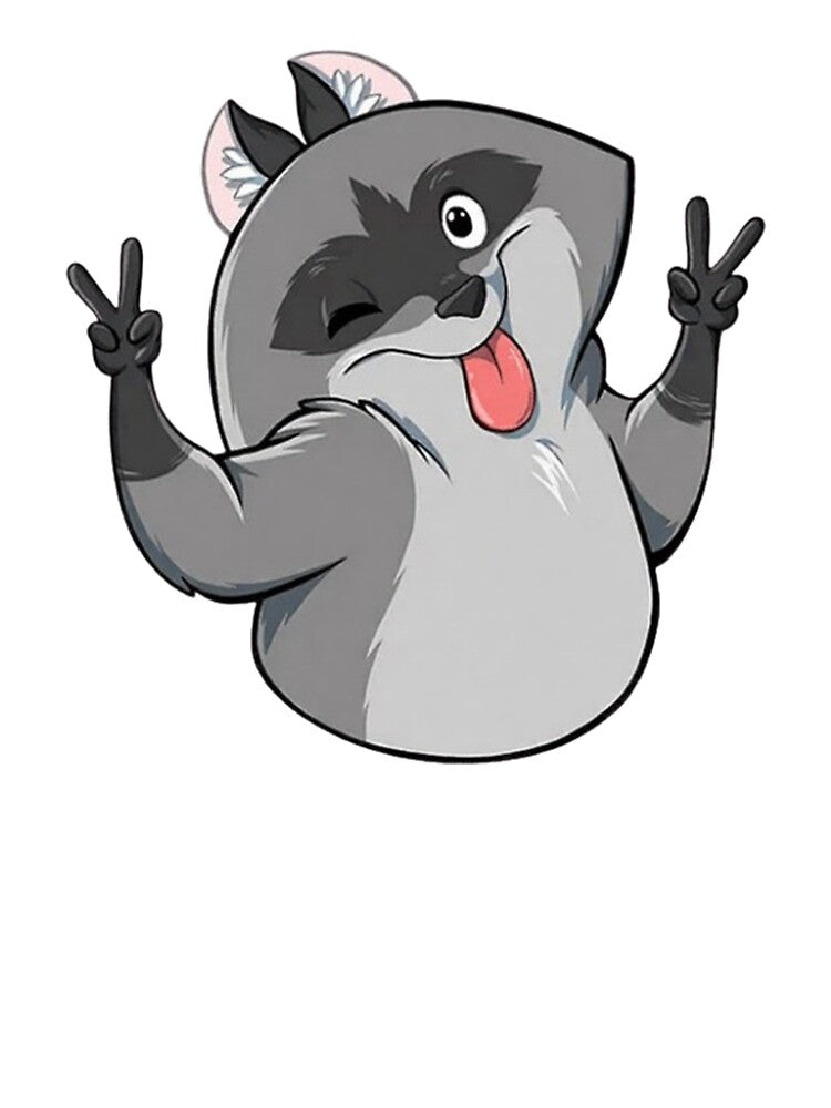 peace raccoon by Gokuxtreme