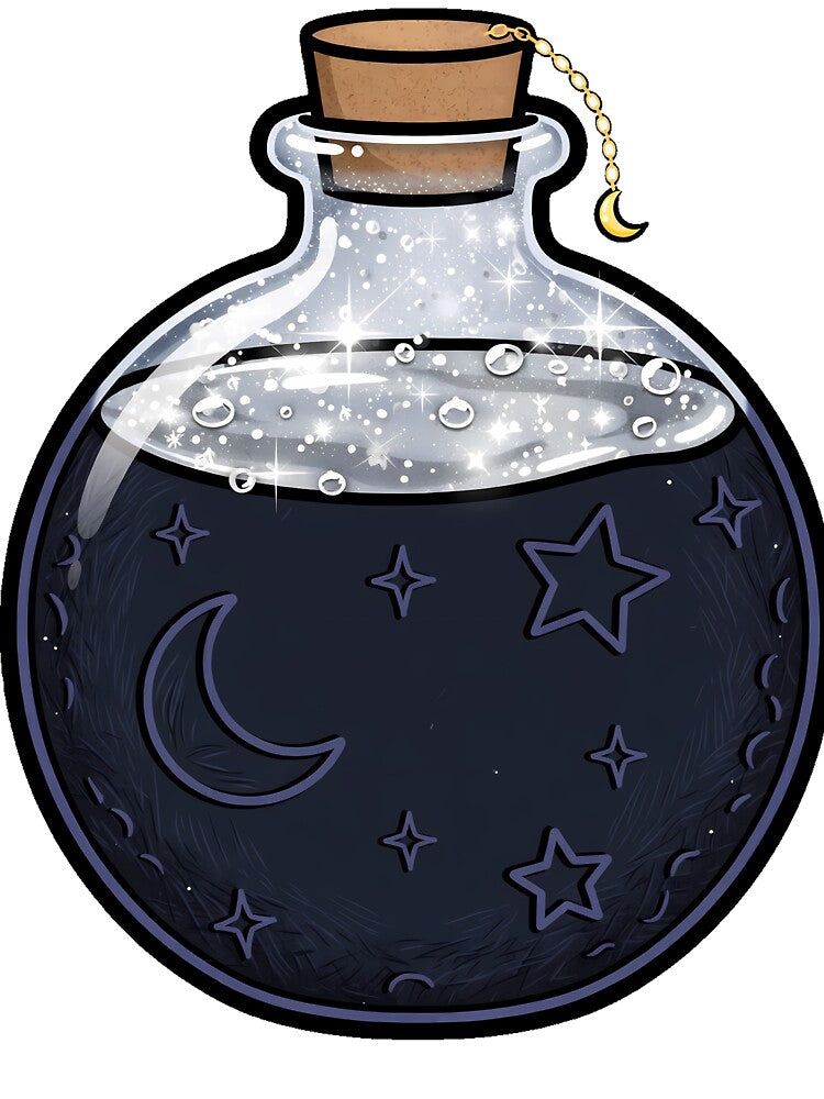Moon Phase Apothecary Jar by IllumeInk