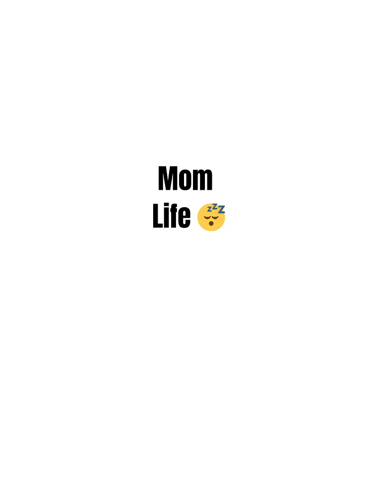 Mom Life? T-Shirt – Funny Motherhood Minimalist Design by DuoVibe
