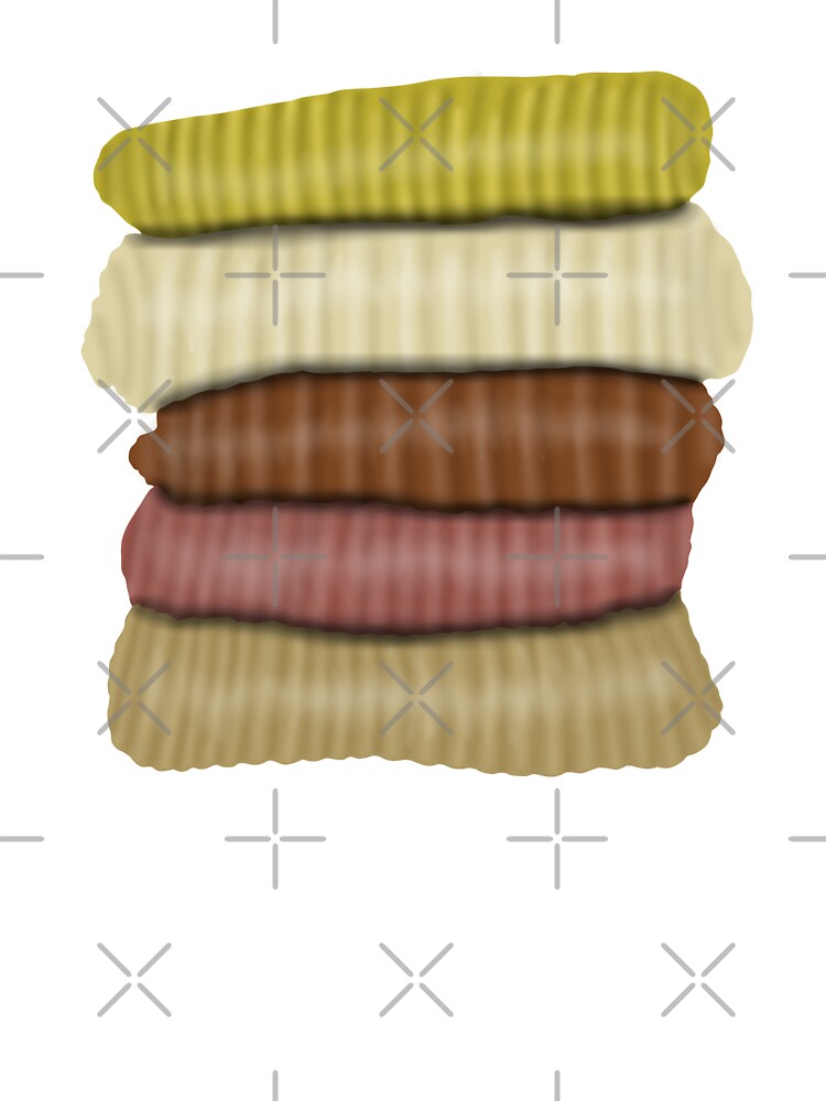Pile of sweaters by Becky-Marie