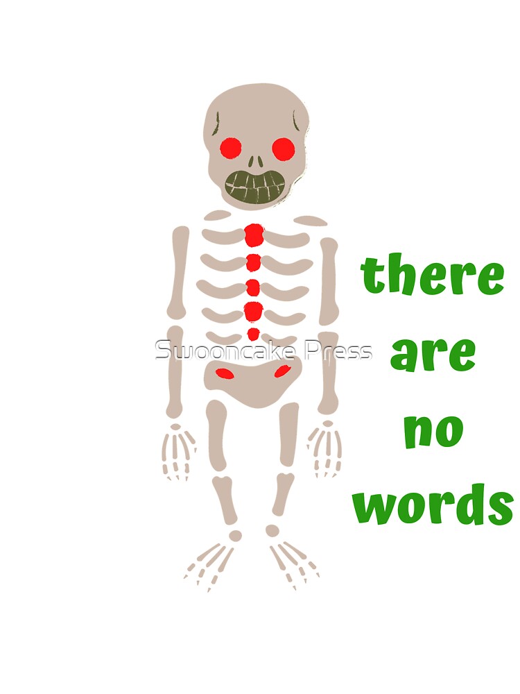 Speechless Skeleton Graphic T-Shirt by Swooncake Press
