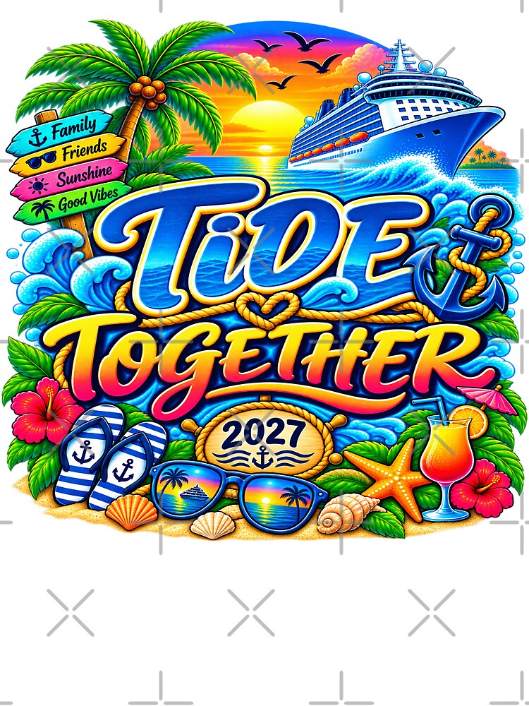 TRAVEL COLLECTION - FAMILY CRUISE - TIDE TOGETHER • 2027 by WheelieGdArt