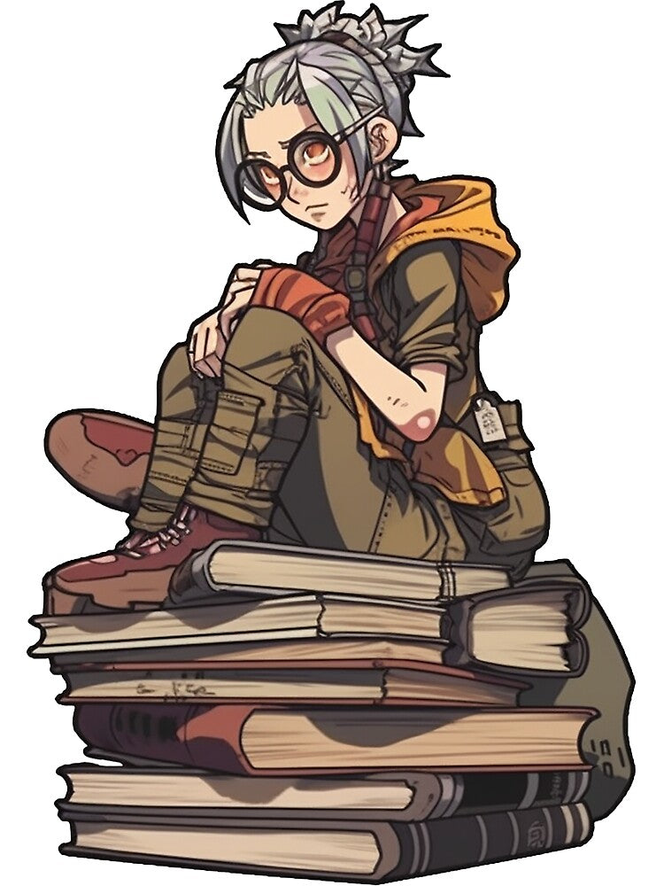 Post Apocalyptic Librarian 2 by PyramidSchmear