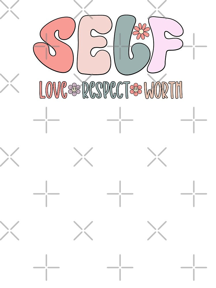 Retro Self Love Typography by HappyLifeCreate