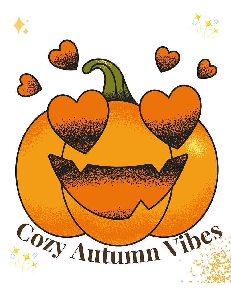 Cozy Autumn Vibes T-Shirt | Fall Aesthetic Minimalist Leaf Shirt | Pumpkin Spice Season Tee by VijayanAshokan